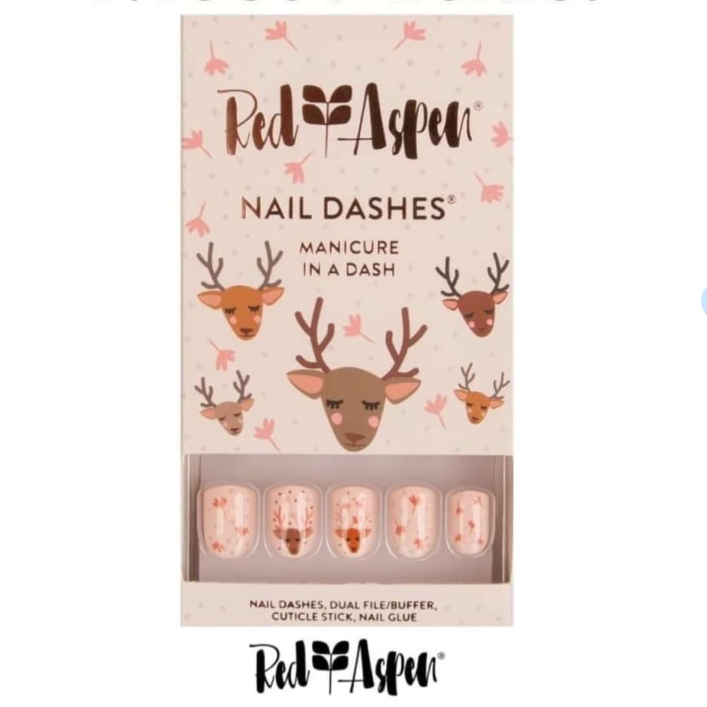 Red Aspen Oh Deer, Alexis 🦌 🍂 Nail Dashes,PressOns, Accent/Value Kit✨